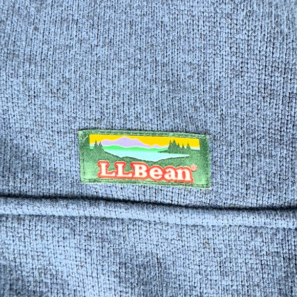 L.L.Bean Navy Blue Pullover Sweater Fleece - Picture 6 of 10